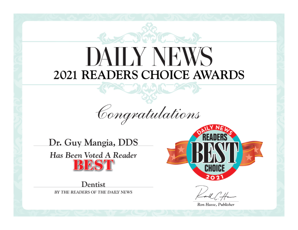 Readers Choice Certificate 2021
